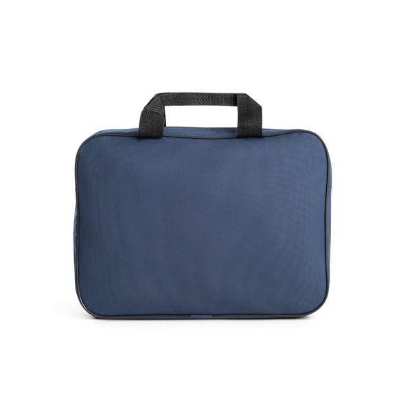 DOHA. 600D congress folder - Blue