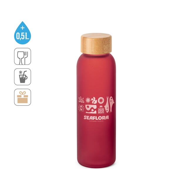 LILLARD GLASS. Boca od matiranog stakla, 520 mL - Bijela