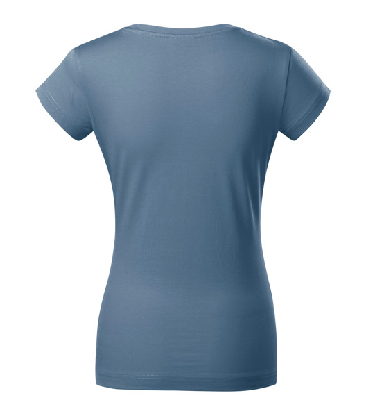 Tričko Dámské Malfini® Fit V-Neck - Denim / S