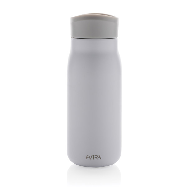 Mini bouteille de voyage 150ml en acier RCS Avira Ain - Blanc