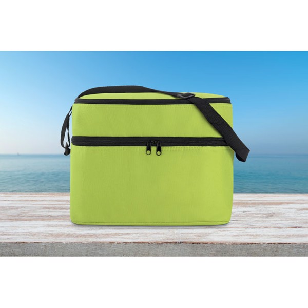 Cooler bag with 2 compartments Casey - White