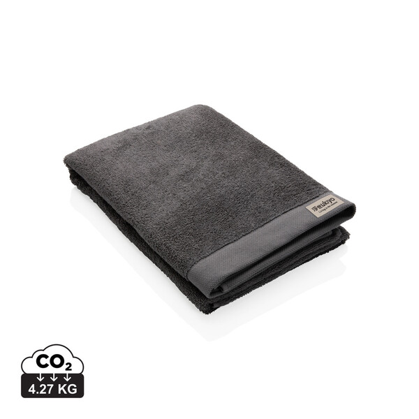 Serviette bain 70x140cm Ukiyo Sakura AWARE™ Made in Europe - Antracite