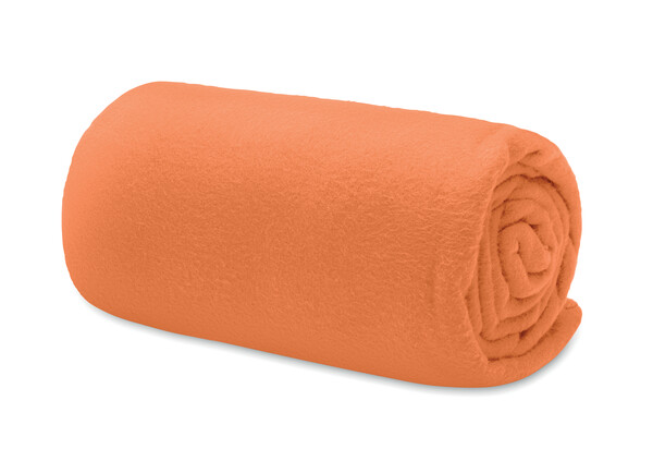 Couverture de voyage en RPET Musala Rpet - Orange