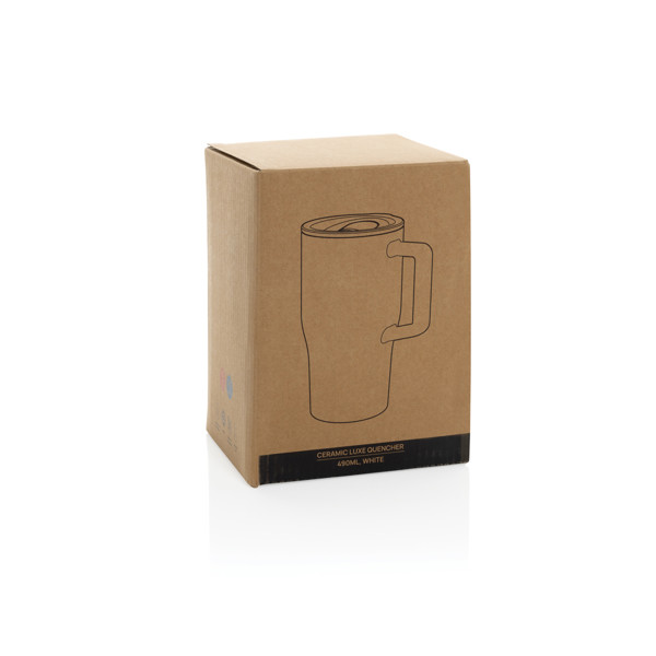 Ceramic Luxe Quencher 490ml - White
