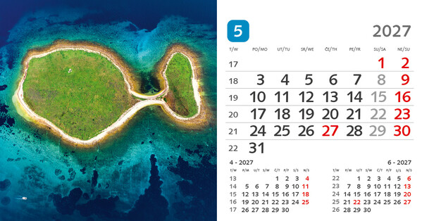 Stolni kalendar – Croatia