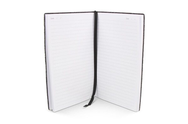 Carnet A5 en feutrine - Gris foncé