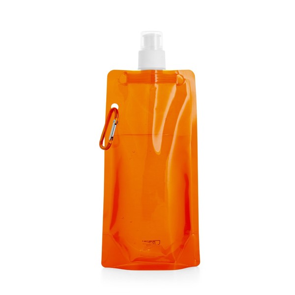 KWILL. 460 ml PE skládací láhev - Oranžová