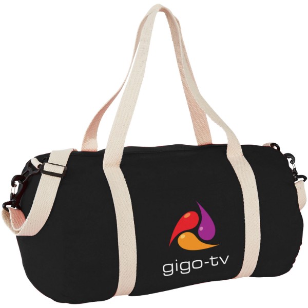 Cochichuate cotton barrel duffel bag 25L - Black