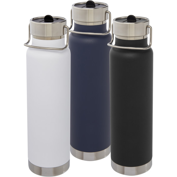 Thor 750 ml copper vacuum insulated sport bottle - Black