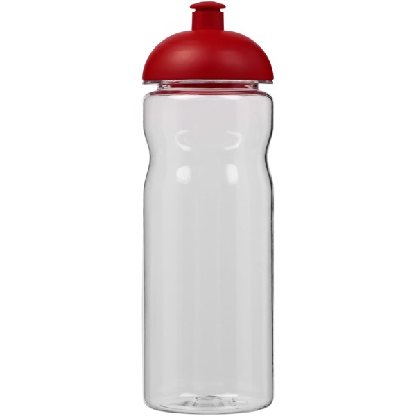 Sportovní láhev s kupolovitým víčkem Base Tritan™ 650 ml - Průhledná / Červená s efektem námrazy
