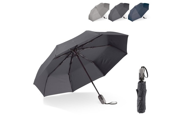 Foldable umbrella auto open, 96 cm diameter - Grey