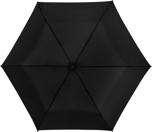 MINIMAX - Parapluie pliant de voyage ultra lger - Manuel - Impermable au vent -  90 cm - Noir