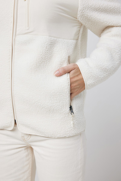 Iqoniq Diran recycled polyester pile fleece jacket - Natural / L