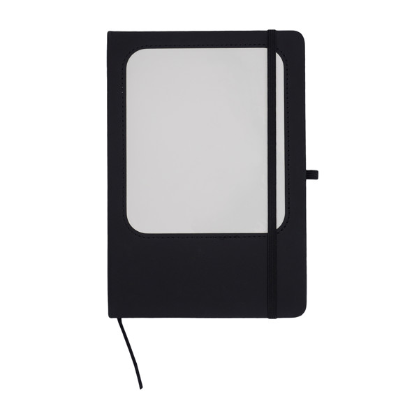 Blanko notebook with a white erasable board