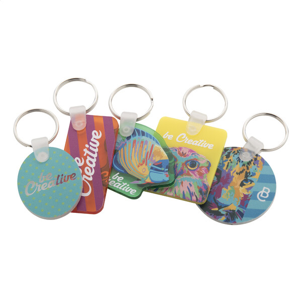 Porte-clés CreaFob - Orange Transparent