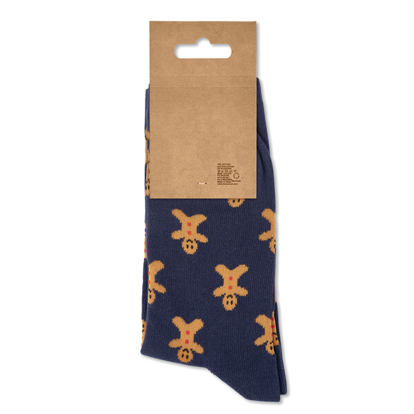 Paire de chaussettes de Noël L Soc Large - Bleu