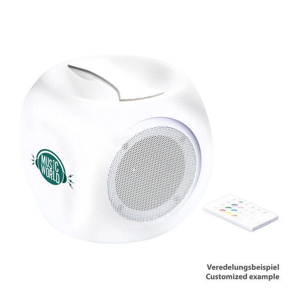 Haut-Parleur Bluetooth® avec Lumière MALBORK - blanc