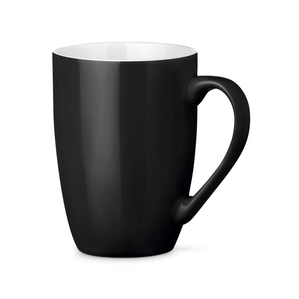 CINANDER. Ceramic mug 370 ml - Black