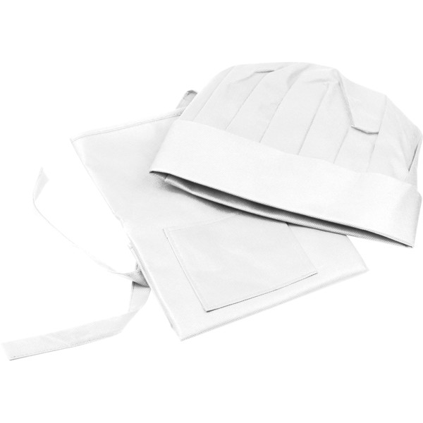 GINEVRA Non-woven gyerek szakács szett 80g - White