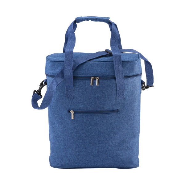 Borsa Termica In R-Pet Melange Con Interno Bianco In Peva.