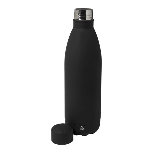 Fľaša Z Recyklovanej Nerezovej Ocele Refill Soft - Black