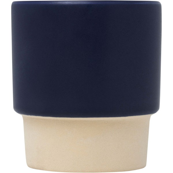Tasse à espresso empilable Olympia de 130 ml avec fond en argile - Marine