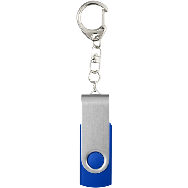 Clé USB 3.0 Rotate avec porte-clés - Bleu royal / 32GB