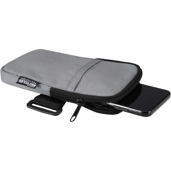 Byron GRS recycled bottle pouch - Grey