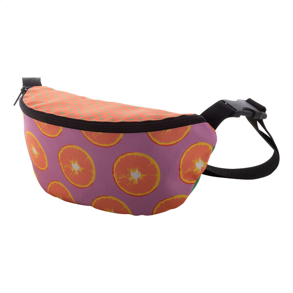 Sac banane personnalisé CreaWaist RFID - Noir / Blanc