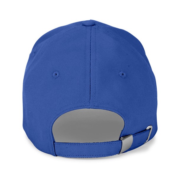 ASHTON. Čepice ze 100% bavlny (260 g/m²) s 5 panely - Královská Modrá