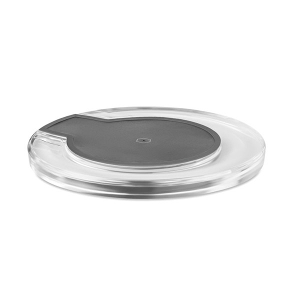 Round wireless charging pad 5W Uve Charging - Black