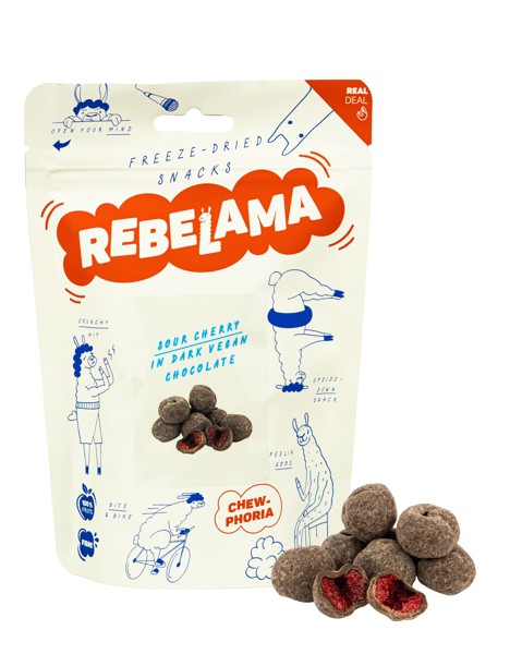 LYOFILIZOVANÉ VIŠNE V HORKEJ ČOKOLÁDE 50G
