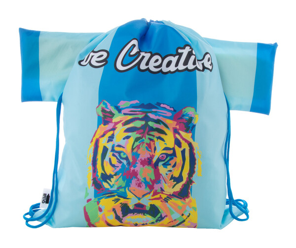 Sac piscine sur mesure CreaDraw T RPET - Bleu / Blanc