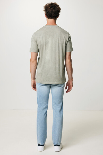 T-shirt léger en coton recyclé IQONIQ Sierra - Light Heather Green / XXS