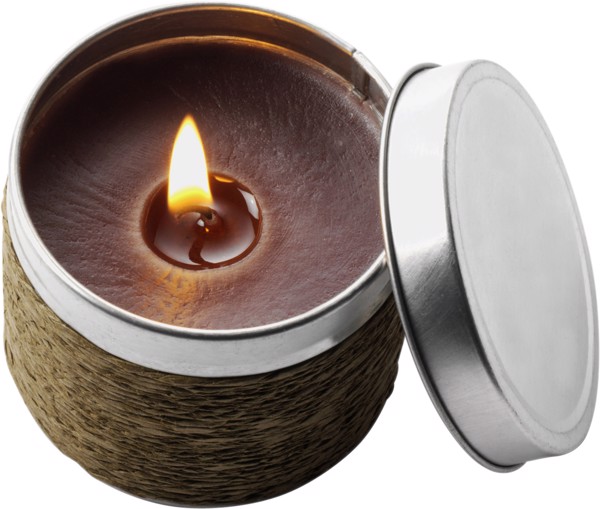 Vela perfumada em uma lata Zora
