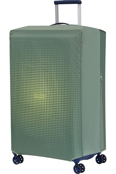 American Tourist. Ta Foldable Luggage Cover L - American Tourister - Olive / Lime Green
