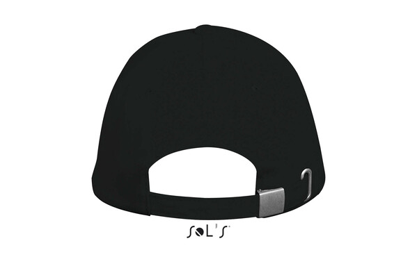 LONG BEACH FIVE PANEL CAP - BlackM