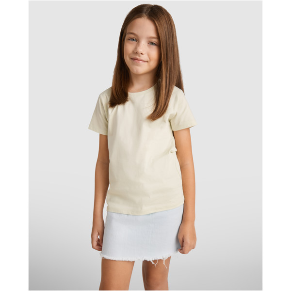 T-shirt Breda en coton organique à manches courtes pour enfant - Mist Green / 5/6