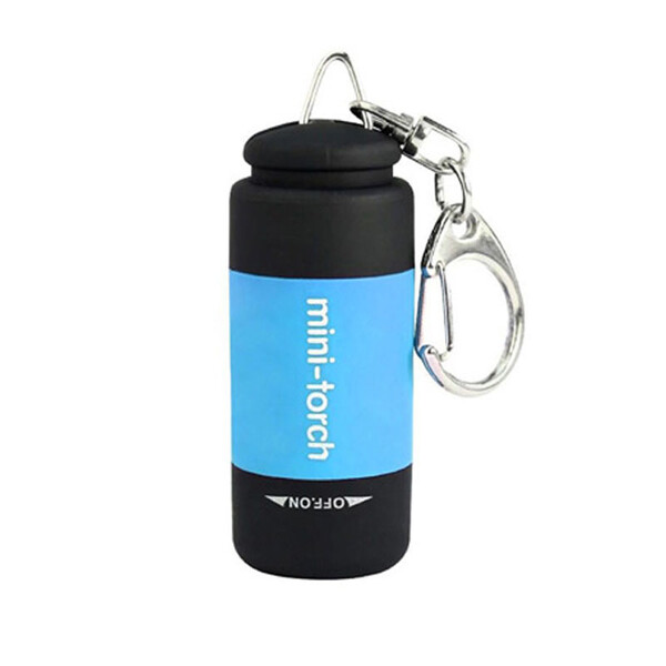 Rechargeable LED mini pocket flashlight - WHITE