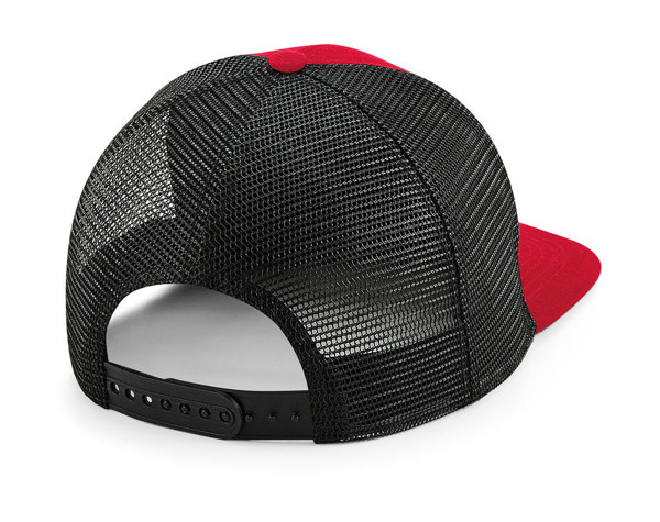 Original Flat Peak 6 Panel Trucker - Grey / Black / ONE SIZE