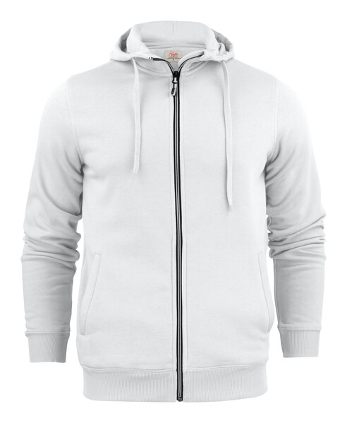 Printer Overhead full zip hoody White L