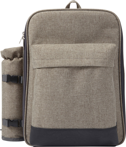 Mochila de poliéster para picnic (600D) Allison - Light Grey