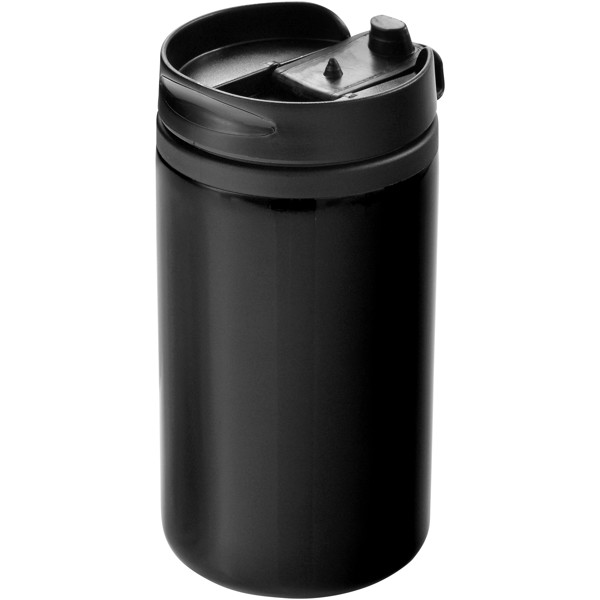 Izolovaný pohár Mojave z recyklovanej nehrdzavejúcej ocele s certifikátom RCS 300 ml - Jednofarebná čierna