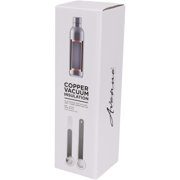 Bouteille de sport de 510ml avec isolation par le vide et couche de cuivre Odin - Bleu