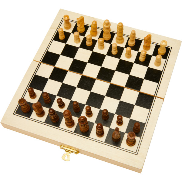 Jeu d'échecs King en bois