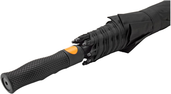 FALCONE - Parapluie tempte - Automatique - Impermable au vent -  130 cm - Noir