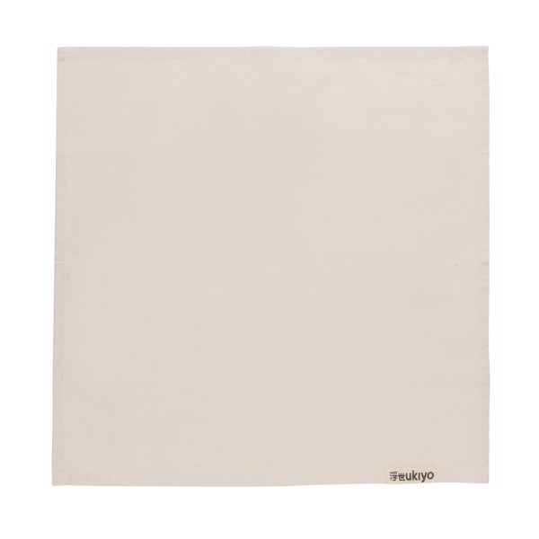 Set de 4 serviettes de table Ukiyo en rcotton 180gr Aware™ - Blanc Cassé