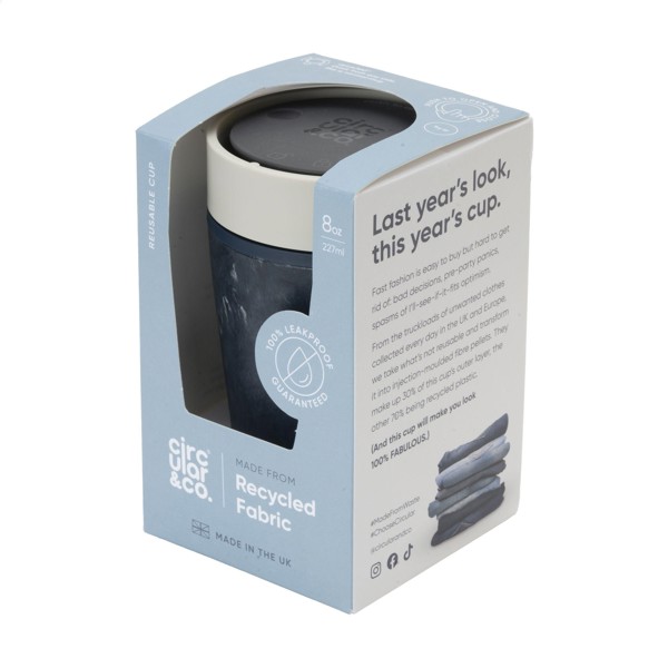 Circular&Co. Coffee Cup Fabric Waste 227 ml mug - écru