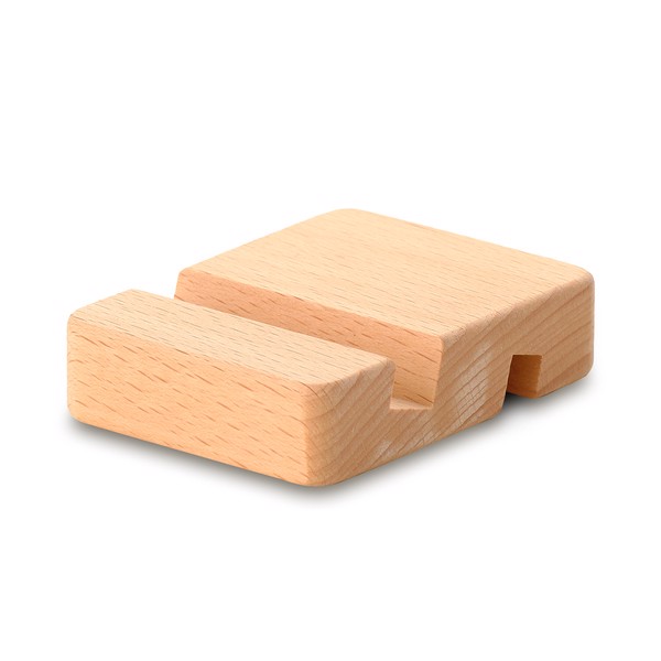 Bamboo keyring with phone stand.