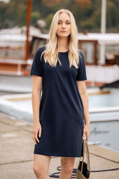 Harvest American T-shirt Dress White XS